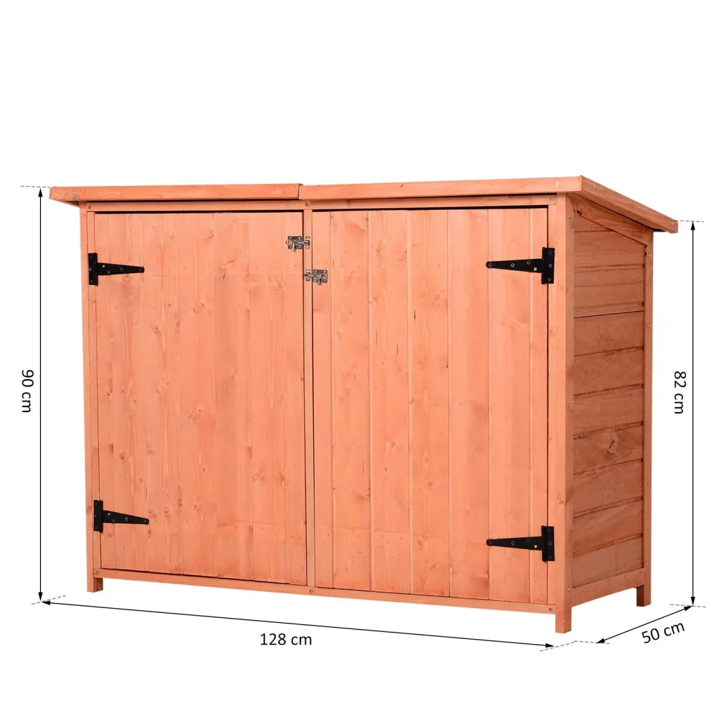 Tool shed with storage