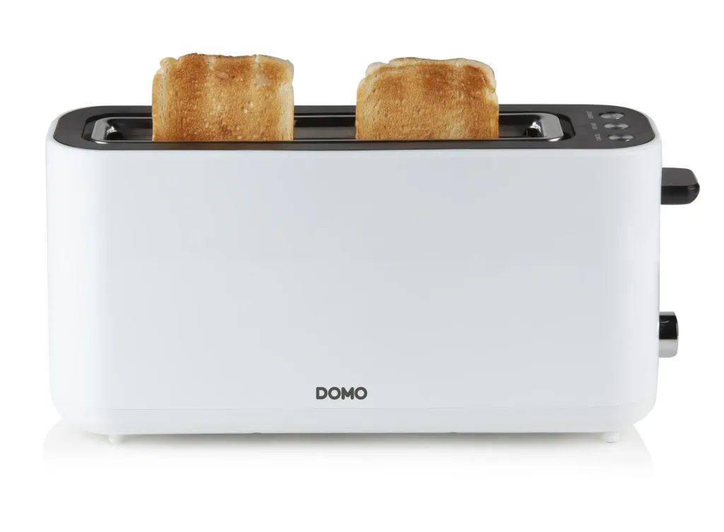 Toaster "DO962T", cool-touch housing, white, 980 watts