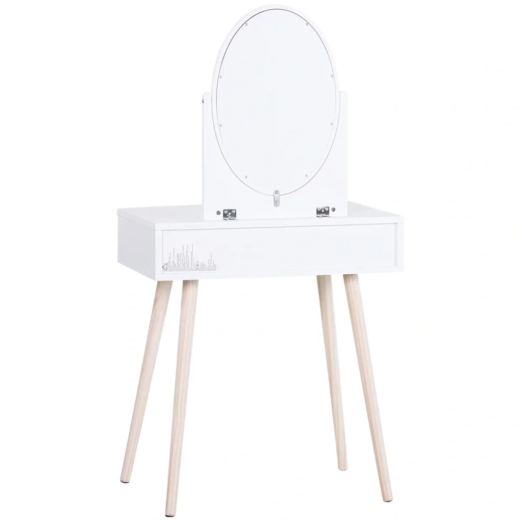 Children's dressing table with mirror