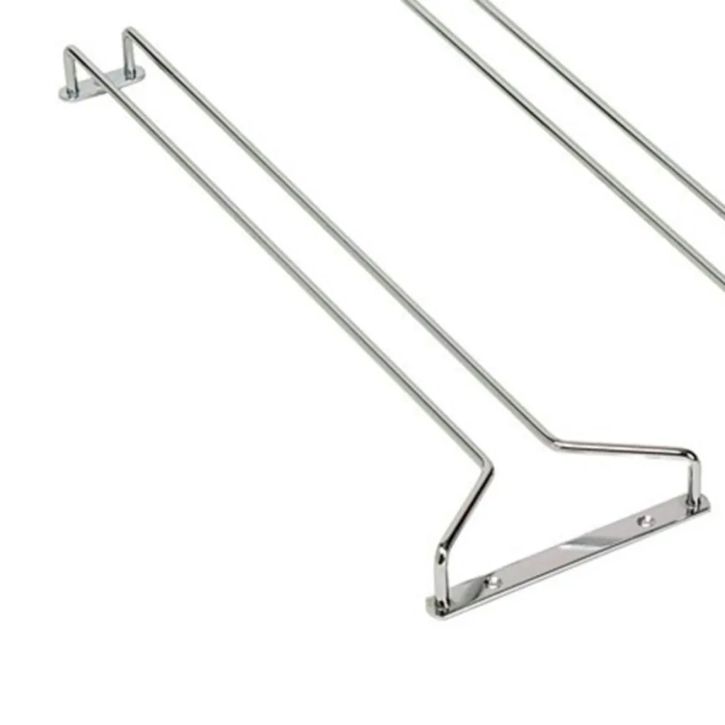 Glazenrek chroom, wijnglashouder - 415x115 mm