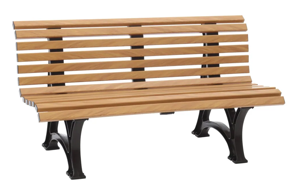Garden bench Helgoland wood look