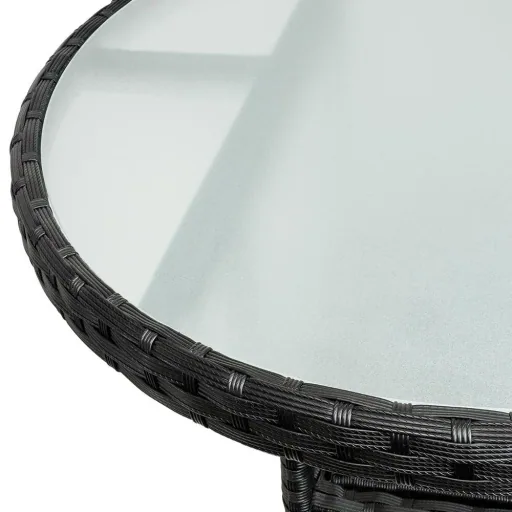 Poly Rattan Round Side Table / Tu