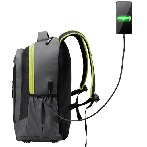 Sports and leisure backpack 35L grey/green