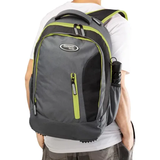 Sports and leisure backpack 35L grey/green