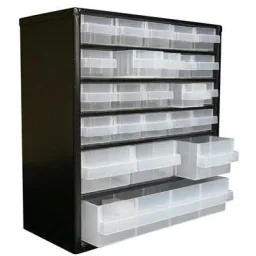 Drawer unit with 24 drawers - 33x30.6x15cm