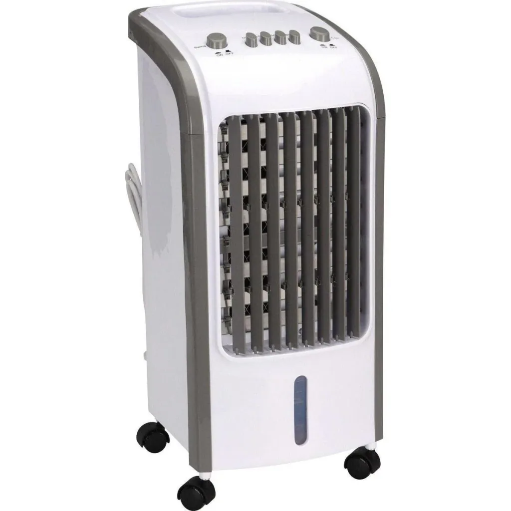 Excellent Electrics Aircooler - Air cooler - 3.5L - 80 Watt - Whistles quietly - 3 positions - With cooling elements