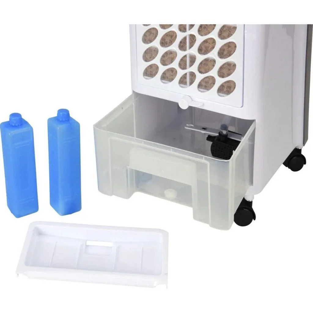 Excellent Electrics Aircooler - Air cooler - 3.5L - 80 Watt - Whistles quietly - 3 positions - With cooling elements