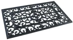 Rubber mat "cast iron look"