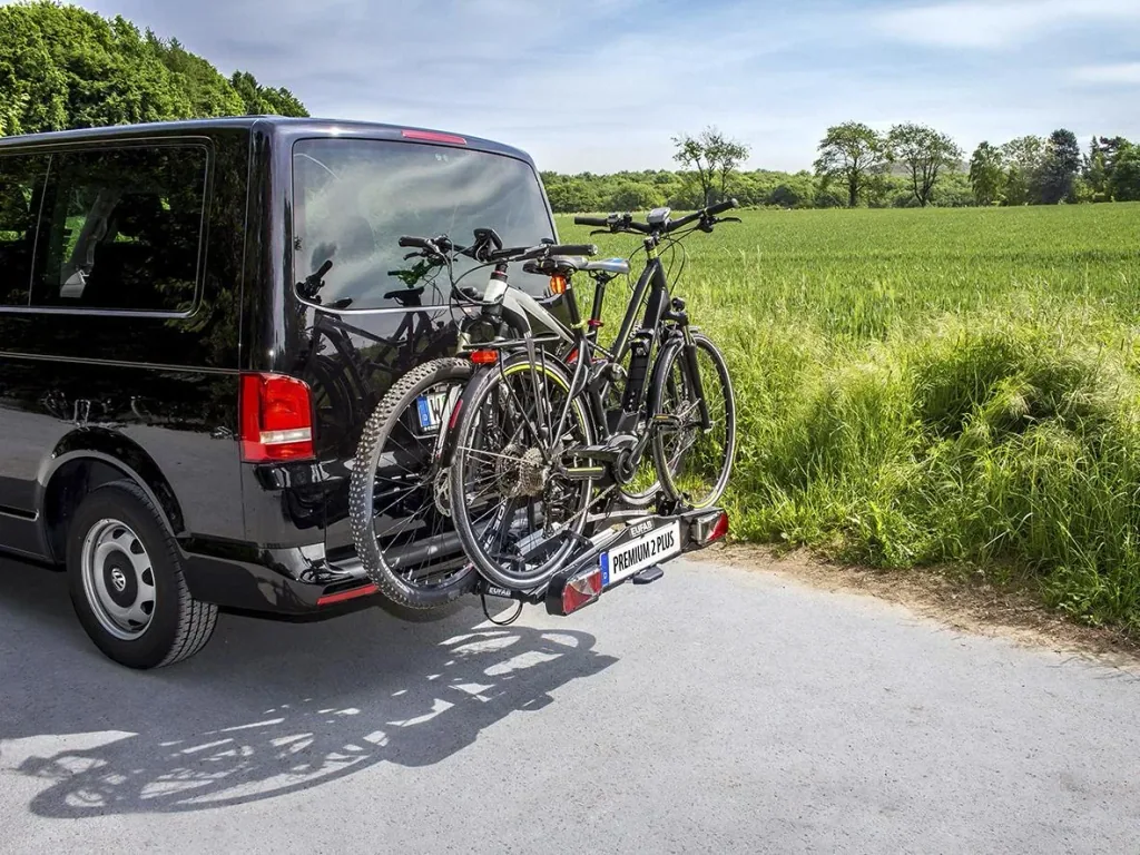 Premium II Plus bike rack for tow bar