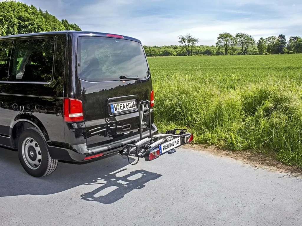 Premium II Plus bike rack for tow bar