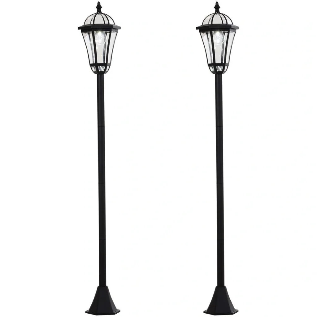 Solar garden lantern in a set of 2