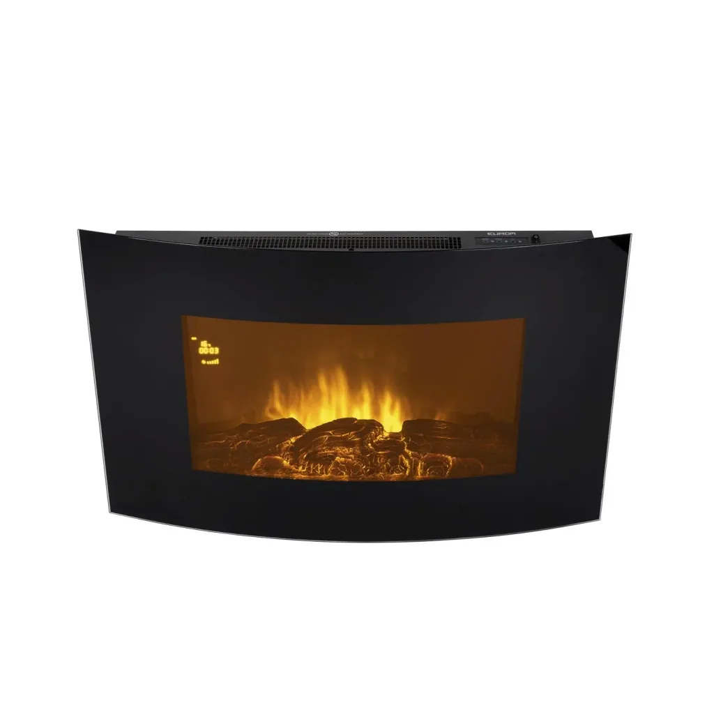 Valencia electric fireplace with remote control