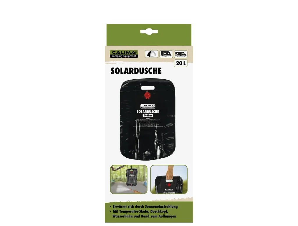 Solar shower, 20 l, PVC