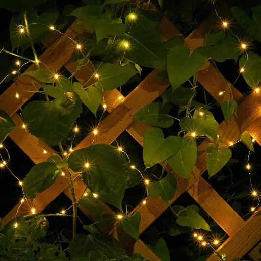Silver wire Christmas 200 LEDs indoor/outdoor