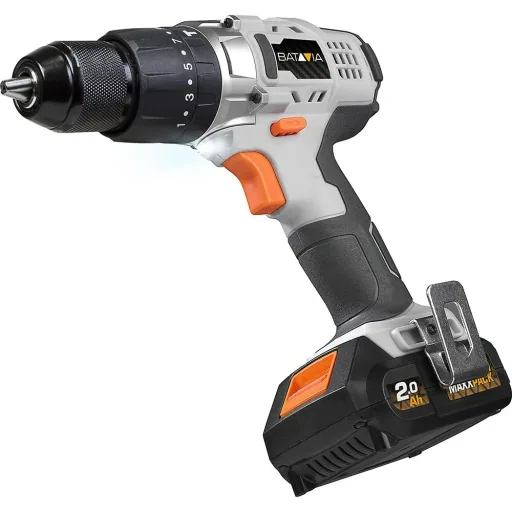 18V LI-ION ACCUBORMACHINE WITH TAPPING FUNCTION Integrated 2x 2.0 Ah batteries in the case MAXXPACK COLLECTION