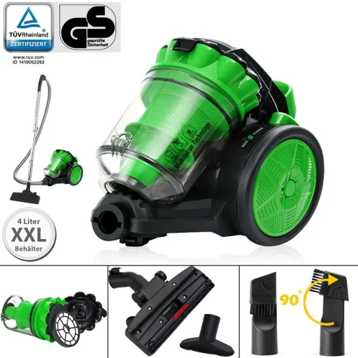 Vacuum cleaner - max. 900 watts - Eco Power - Multi Cyclone Green