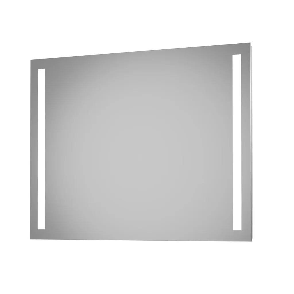 Bathroom mirror with lighting, "Light" - 100 x 70 cm - Light color neutral white