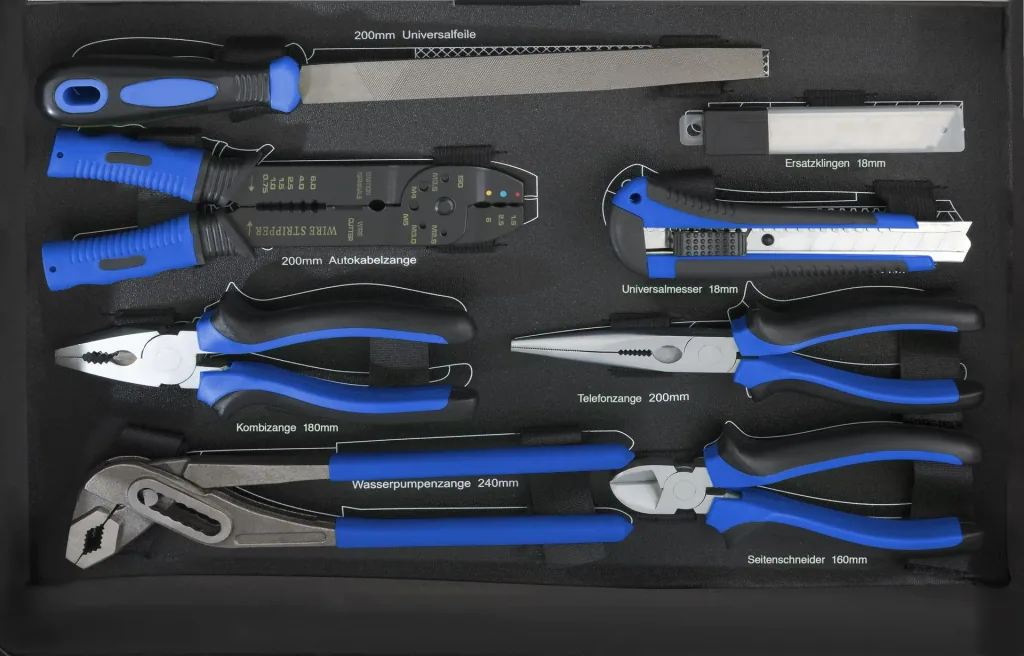 Aluminum tool case 105-piece 3/8" / 1/4"