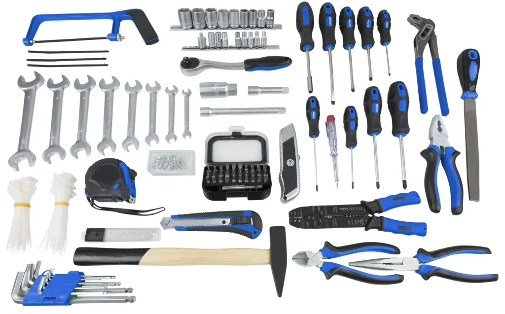 Aluminum tool case 105-piece 3/8" / 1/4"