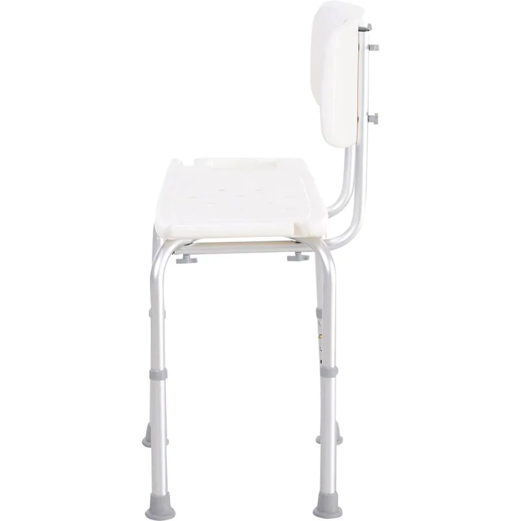 Shower chair with backrest