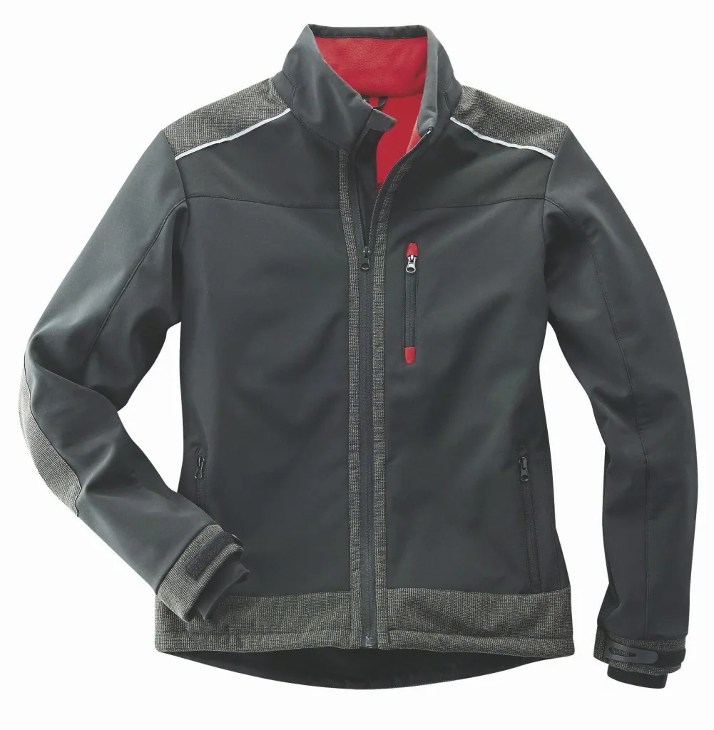 Softshell jacket color black, water-repellent, breathable, size L