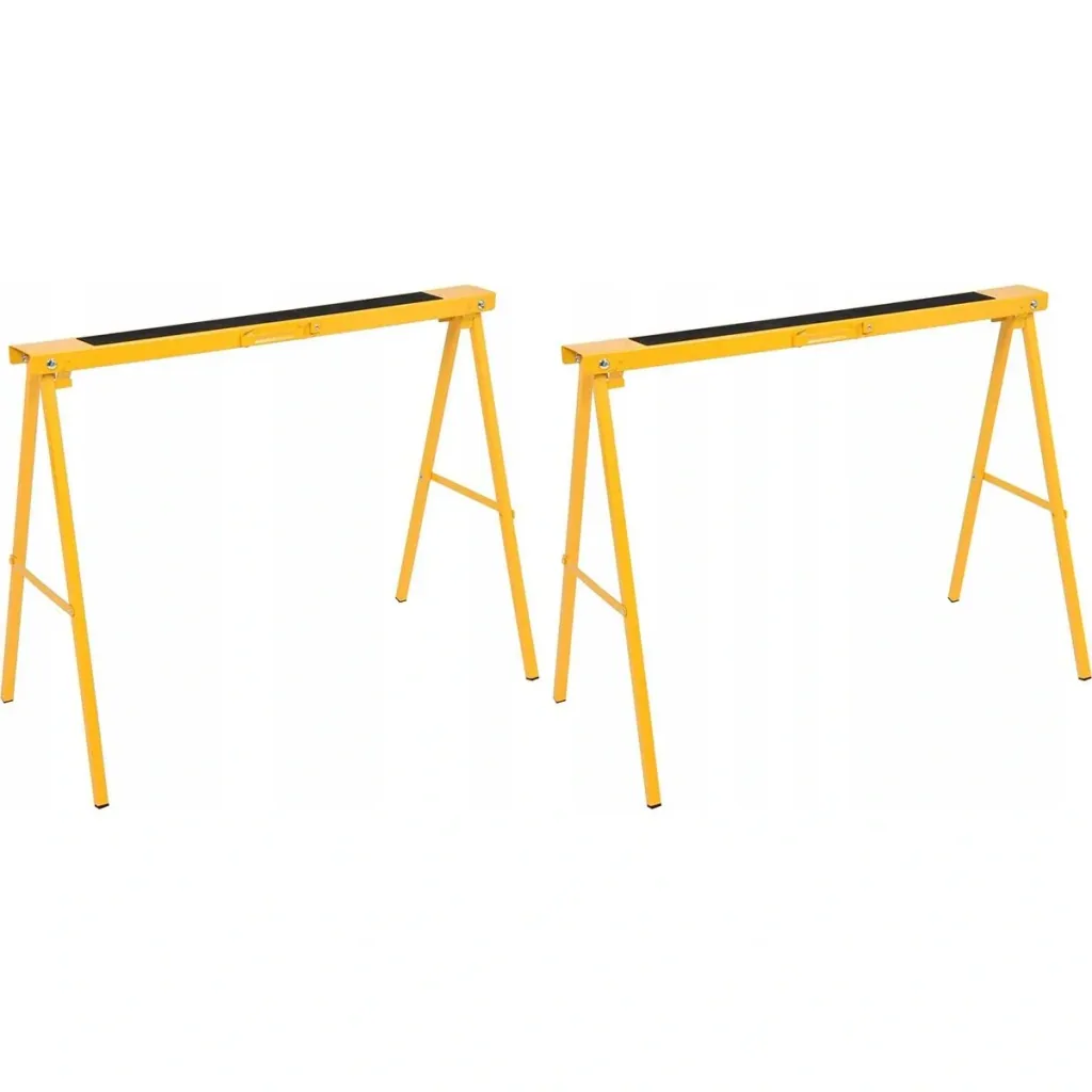 Set of 2 folding trestles - max 200kg - non-slip
