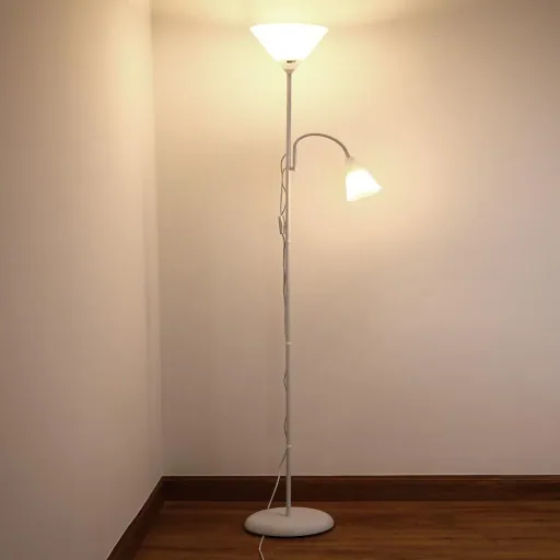 Floor lamp Alissa white 28 x 175cm