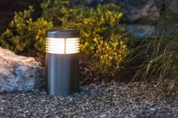 CALLIMA pedestal light 300mm stainless steel, 16 watts, for outdoor use