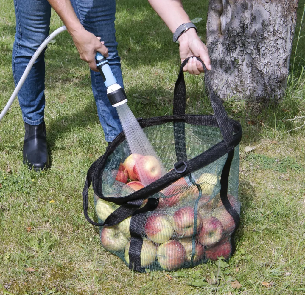 Harvest bag set with shoulder strap, 2-piece