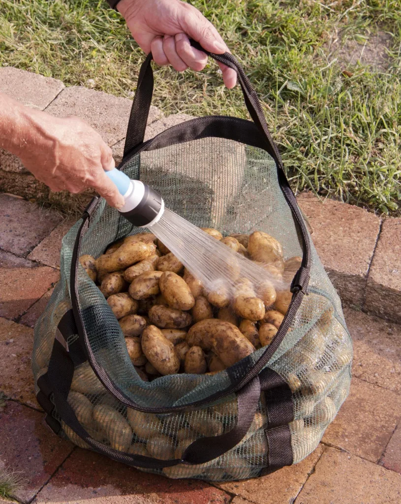 Harvest bag set with shoulder strap, 2-piece