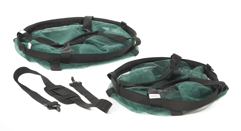 Harvest bag set with shoulder strap, 2-piece