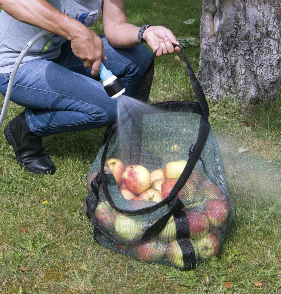 Harvest bag set with shoulder strap, 2-piece