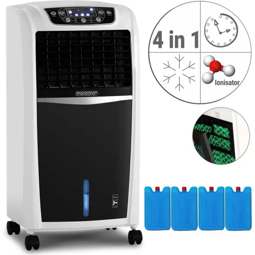 Portable Air Conditioner - 8L - White-Black