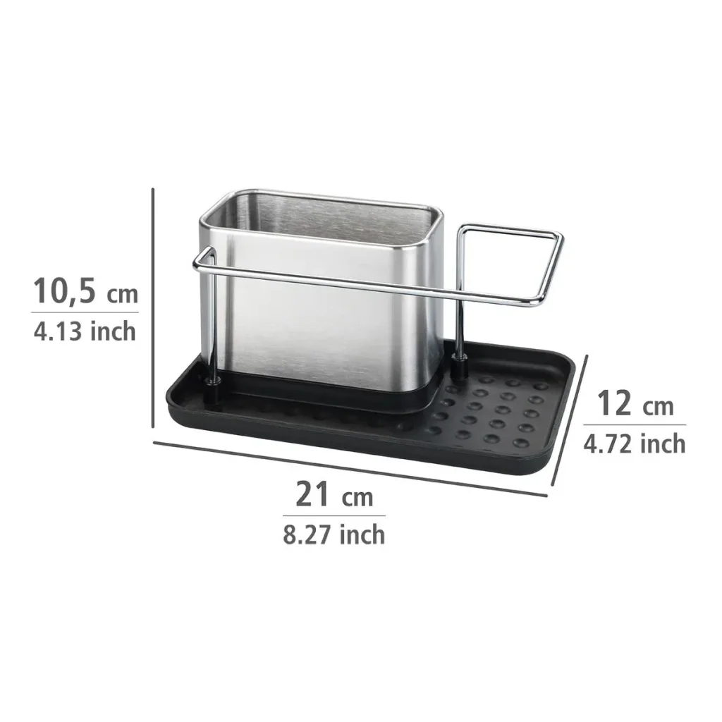 stainless steel sink organizer