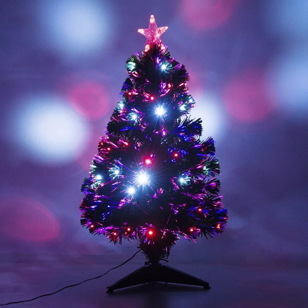 Artificial Christmas tree including metal stand green
