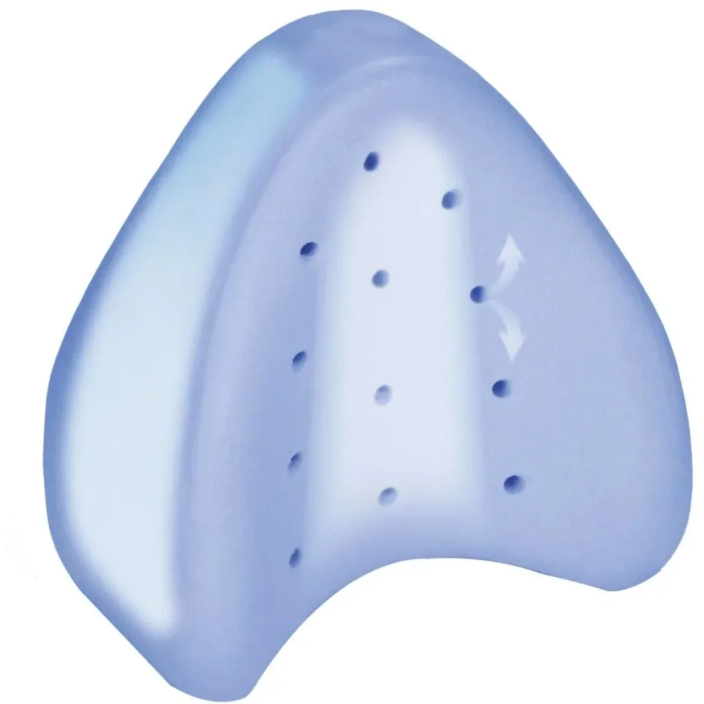 Leg pillow "Comfy Air" with memory foam - Orthopedic knee pillow