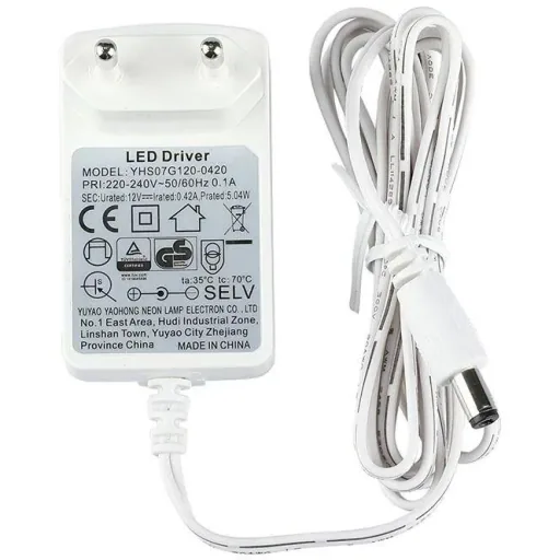 VT-7407 Table lamp / desk lamp with clamp - White - 400 Lm - 3000K