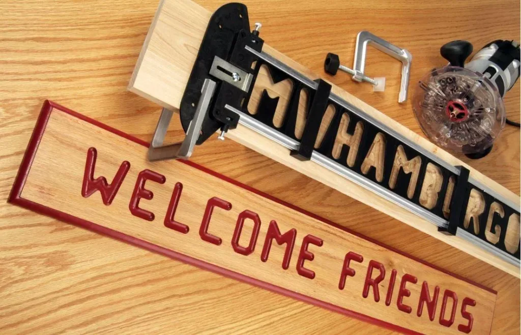 Router template SIGN CRAFTER, milling template