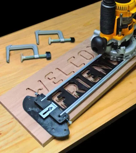Router template SIGN CRAFTER, milling template