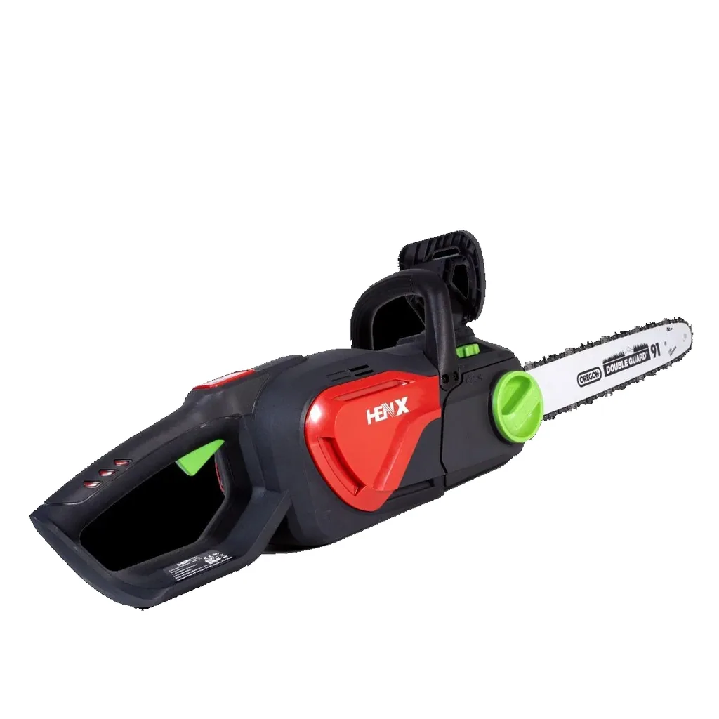 Cordless chainsaw set 40 V (5.0 Ah Li-Ion battery + fast charger)
