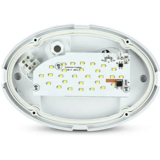 VT-8014 Ceiling light oval white - 8W - 560Lm - 3000K