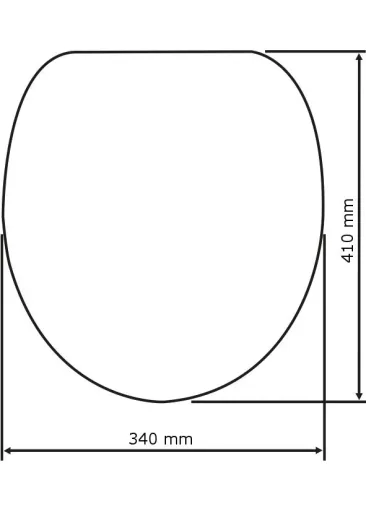 Toilet seat bamboo dark