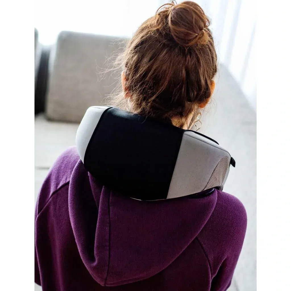 Neck massager with speakers NM A90 black and grey