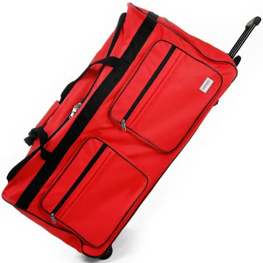 XXL travel bag with trolley function red 160 LITERS