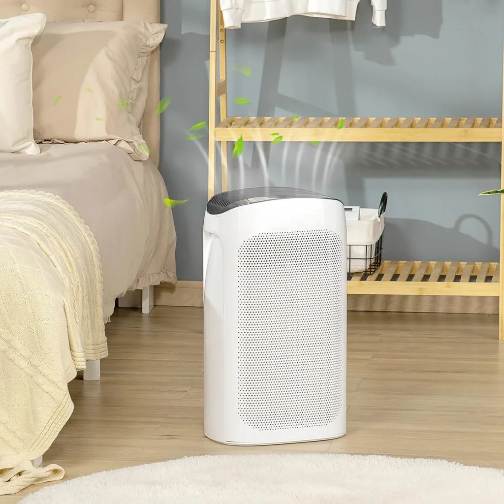 Air Purifier - HEPA - White/Black - 25-35 m³