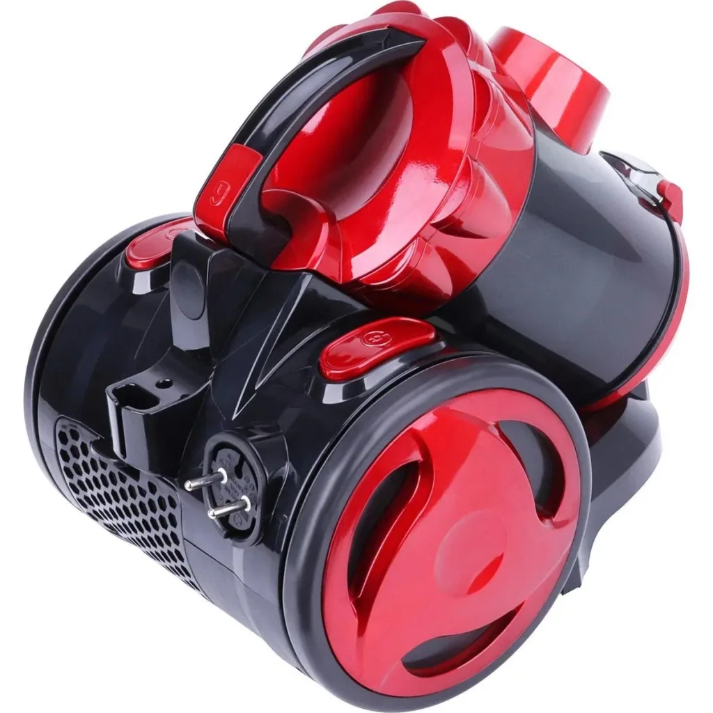 Multi-Cyclone Vacuum Cleaner - Filters Air - 1600W - Red