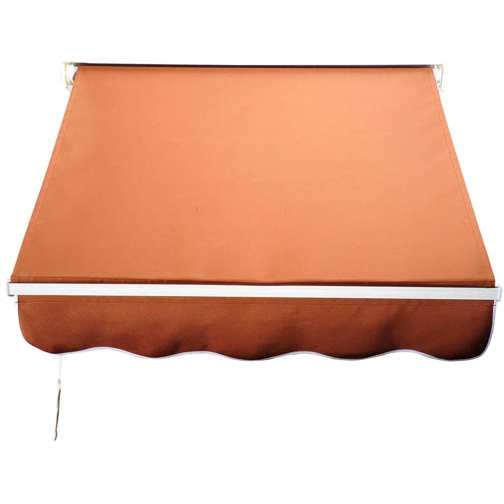 Aluminum awning clamp awning window sun protection 122 x 70 cm