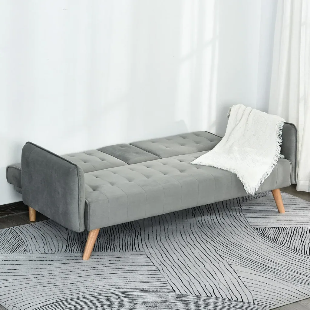 Sofa bed, folding sofa, 3-seater fabric sofa, chaise longue, sofa bed, sofa with sleeping function, sofa set, adjustable