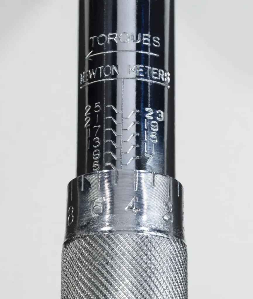 Torque wrench 1/4", 5 - 25 Nm