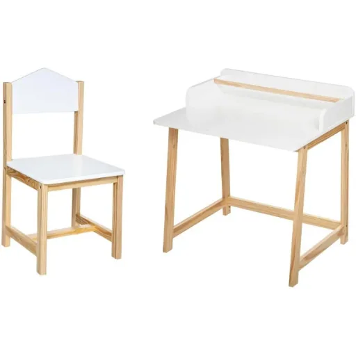 SET - Children's desk and chair - White